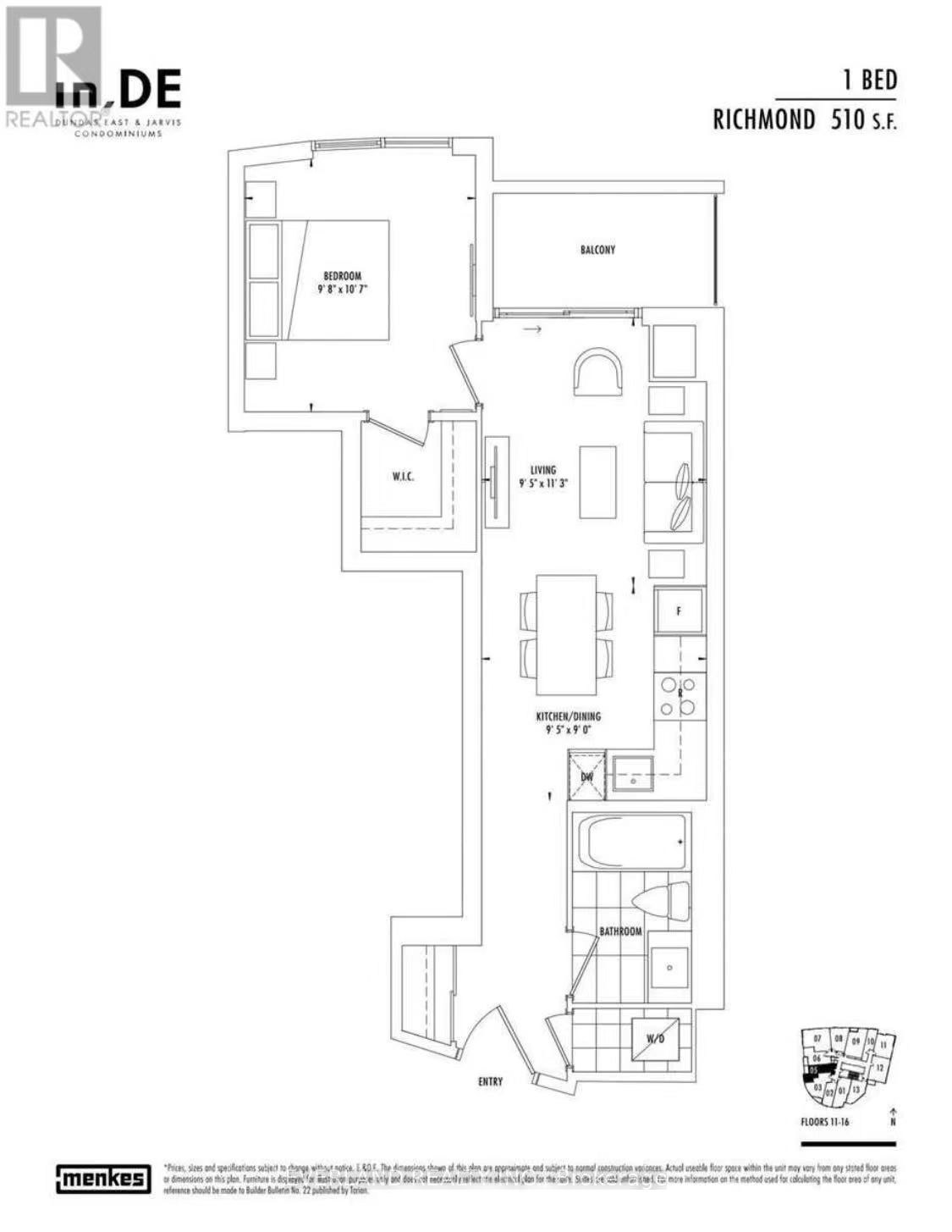 Unit 1605 - 219 Dundas Street E, Toronto 2